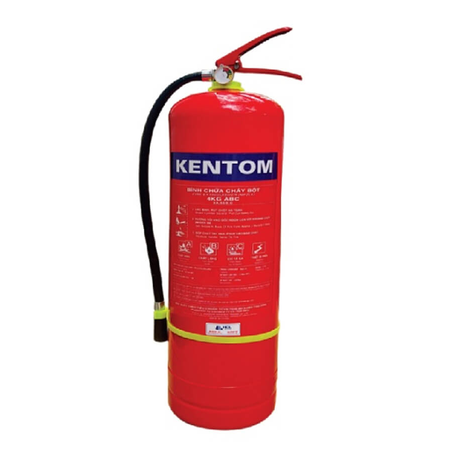 Bình chữa cháy bột 4kg KENTOM MFZL4